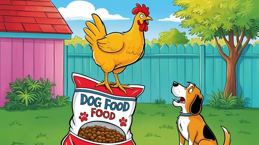 Do Chickens Eat Dog Food