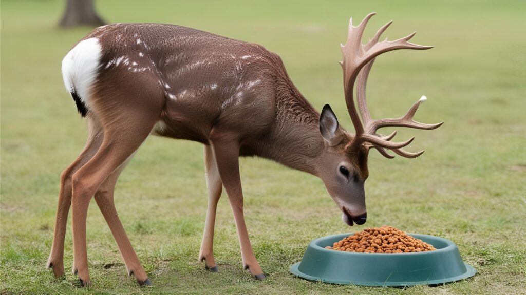 Can Deer Eat Dry Dog Food