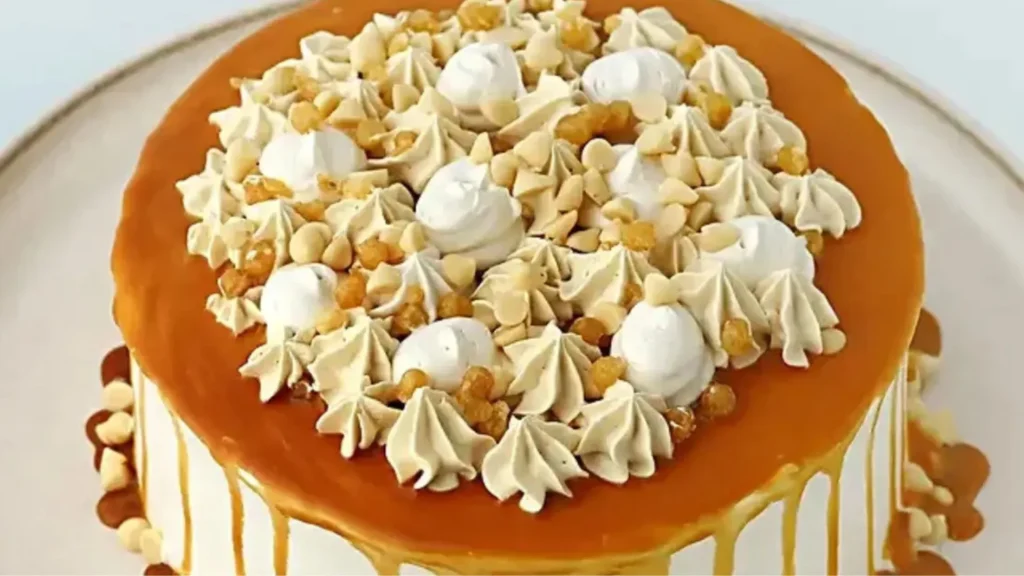 Butterscotch Cake with Caramel Frosting