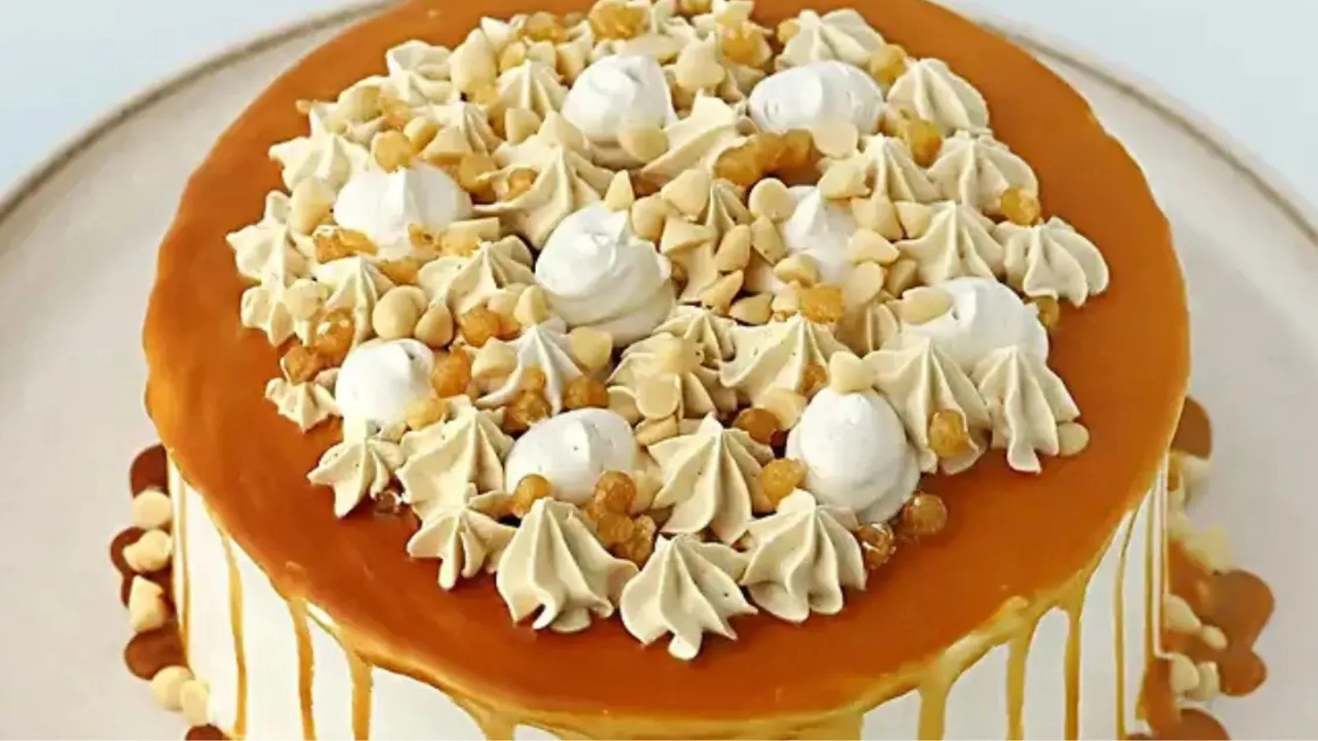 Butterscotch Cake with Caramel Frosting