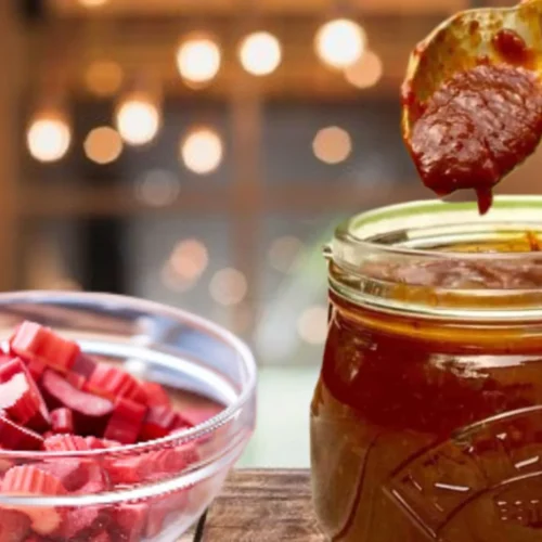Rhubarb BBQ Sauce Recipe