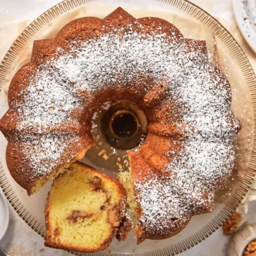 Cinnamon Walnut Coffee Cake Recipe