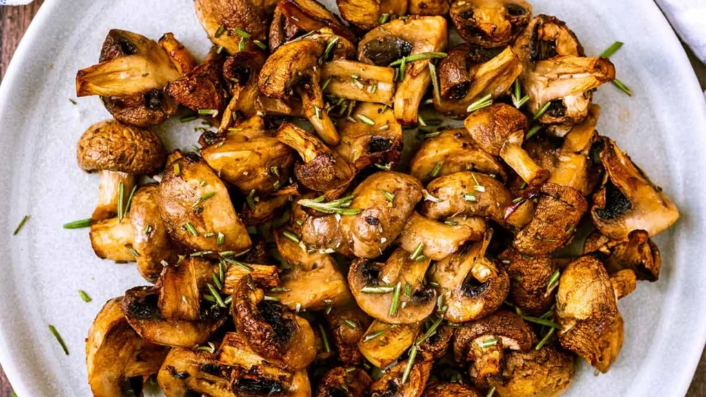 Air Fryer Mushrooms Recipe