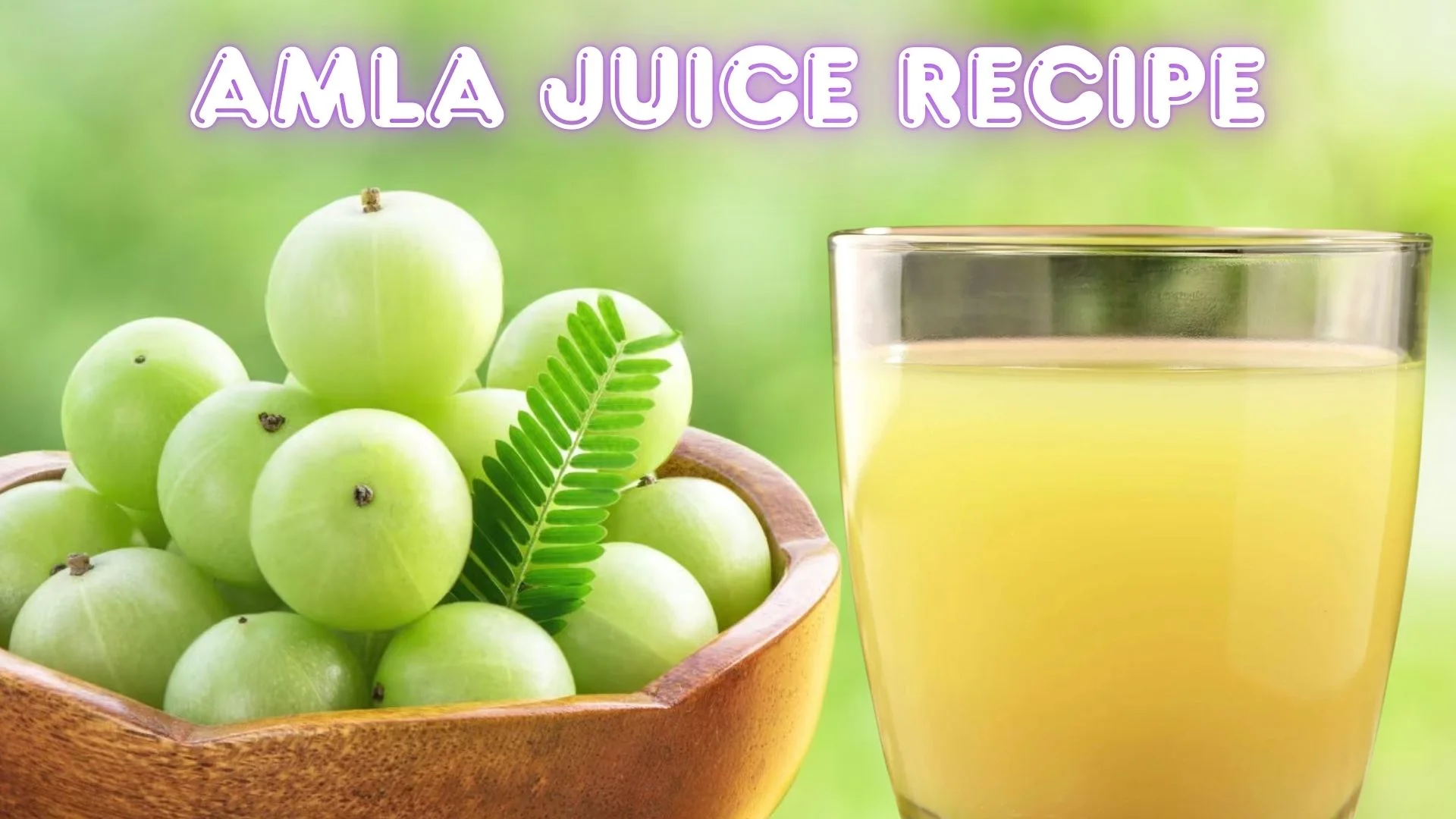 Amla Juice Recipe