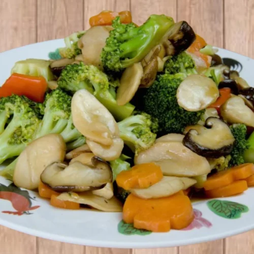 Sauteed Broccoli And Mushrooms