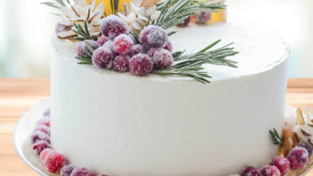 Christmas Cake Recipe With Cranberries