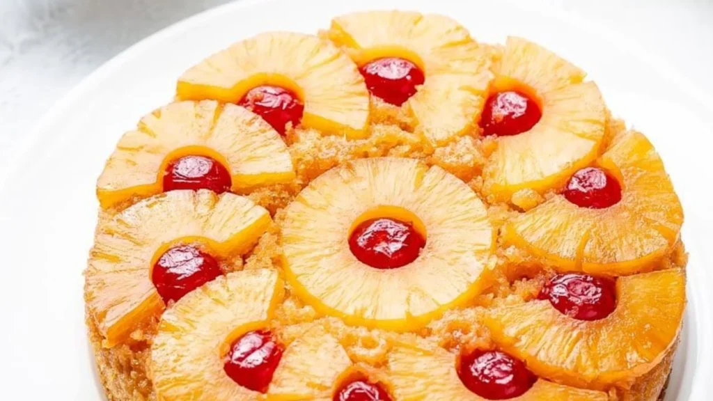 Pineapple Caramel Cake Recipe