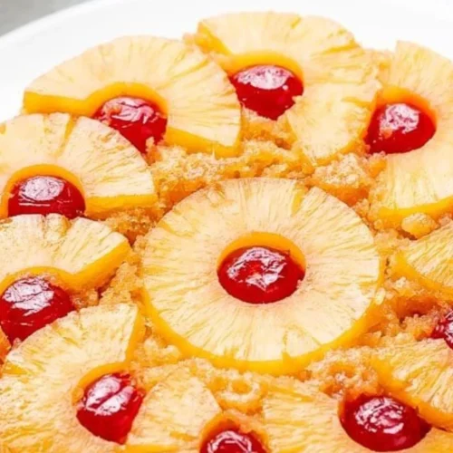 Pineapple Caramel Cake Recipe
