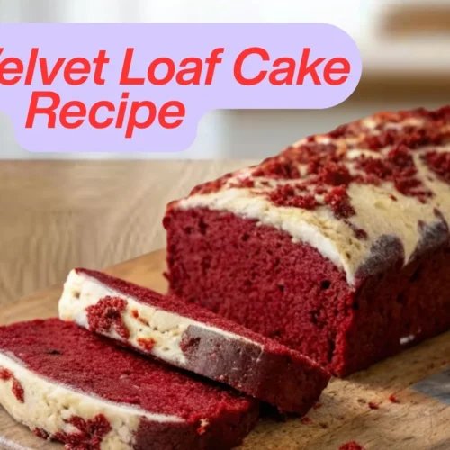 Red Velvet Loaf Cake Recipe