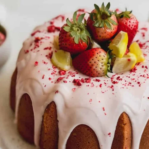 Strawberries And Cream Bundt Cake Recipe
