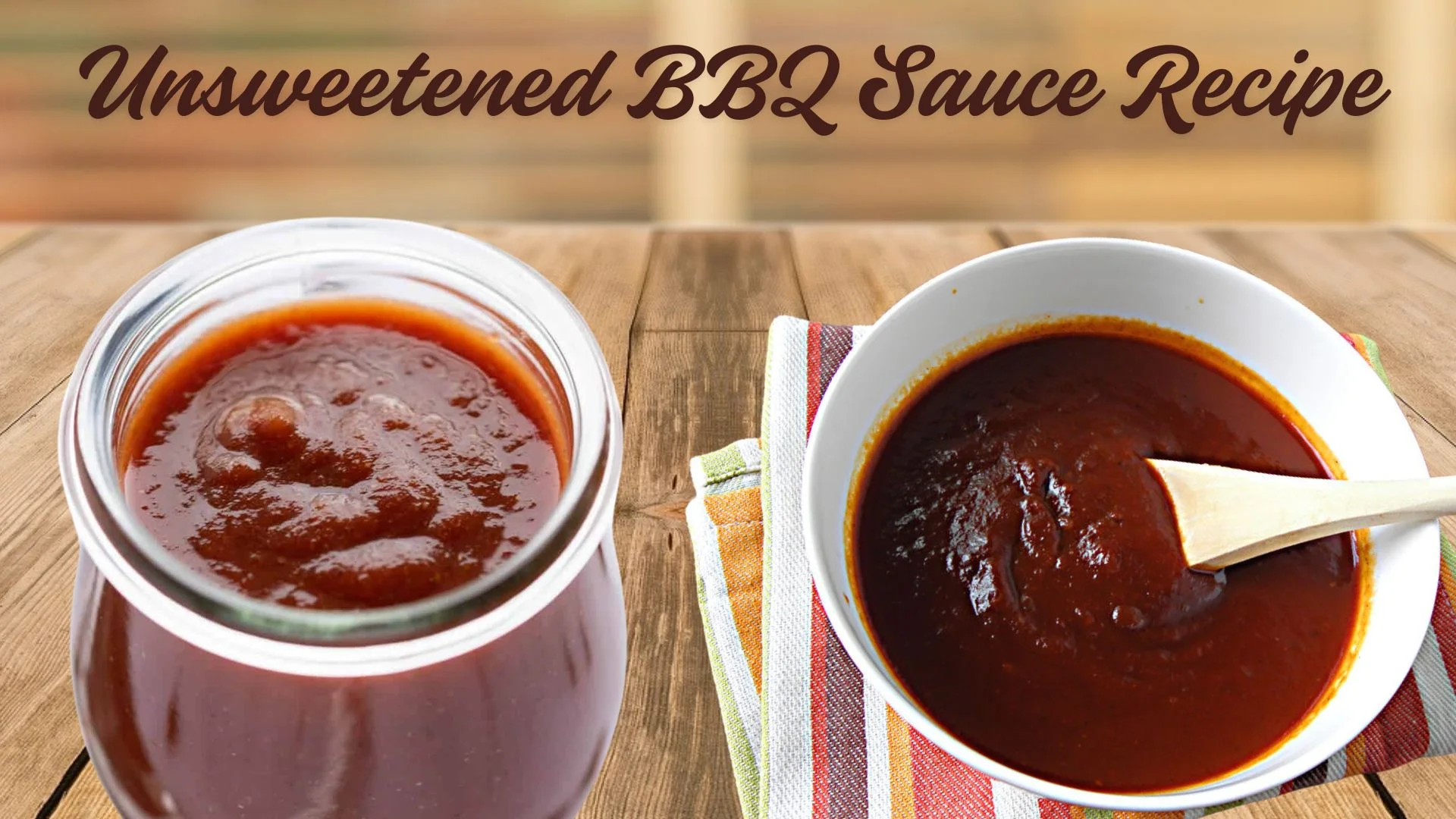 Unsweetened BBQ Sauce Recipe