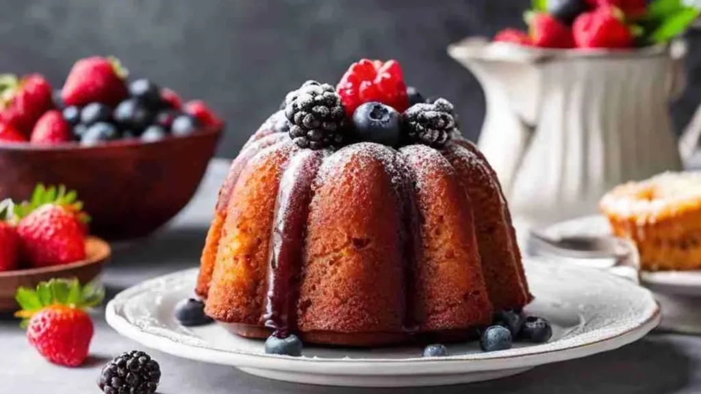 Vegan Berry Baby Bundt Cake Recipe