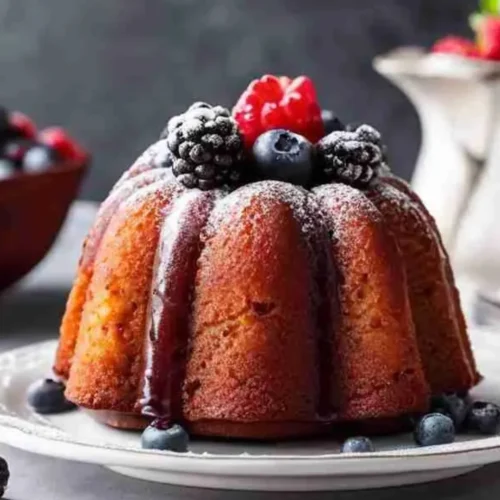 Vegan Berry Baby Bundt Cake Recipe
